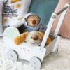 Kinderwagen aus Holz für ein Baby, Kinderwagen aus Holz für Puppen, Kinderwagen aus Holz, Kinderwagen aus Holz für Puppen, Lauflernhilfe aus Holz, Spielzeug für ein Kind, Geschenk für ein Kind, 6