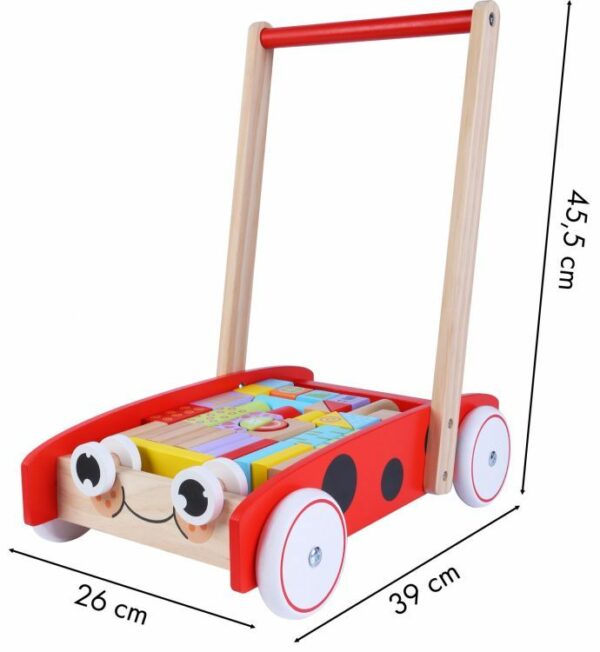 Lauflernwagen-mit-Blöcken-Geschenk-für-Kinder-Spielzeug-Geschenk-für-Jungen-Baby Walker