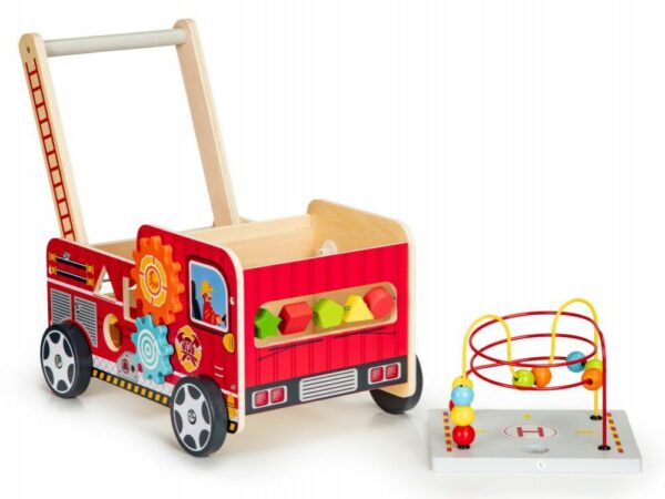 Lauflernwagen-mit-Blöcken-Geschenk-für-Kinder-Spielzeug-Geschenk-für-Jungen-Baby Walker