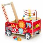 Lauflernwagen-mit-Blöcken-Geschenk-für-Kinder-Spielzeug-Geschenk-für-Jungen-Baby Walker