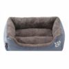 Hundebett Liegeplatz L – Grau, Hundebett, bequemes Hundebett, weiches Hundebett, Hundebett mit rutschfester Unterseite, langlebiges Hundebett, komfortables Hundebett