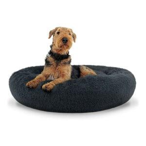 Plüschbett L 80cm, Hundebetten, Katzenbetten, Umweltfreundliche Tierbetten, bequeme Hundebetten,